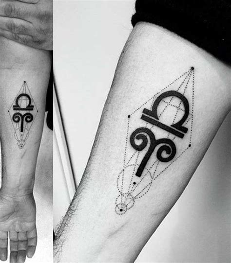 tatuajes del signo libra para hombres|Signo libra hombre tatuaje